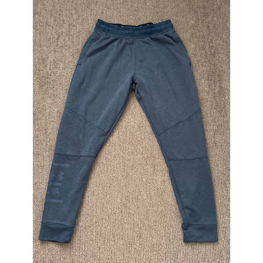 Under Armour Mens M Jogger Pants Loose Fit ColdGear Pull On Warm Blue